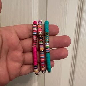 Colorful Beaded Bracelets Set